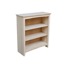 International Concepts Shaker Bookcase, 36"H, Unfinished SH-3223A